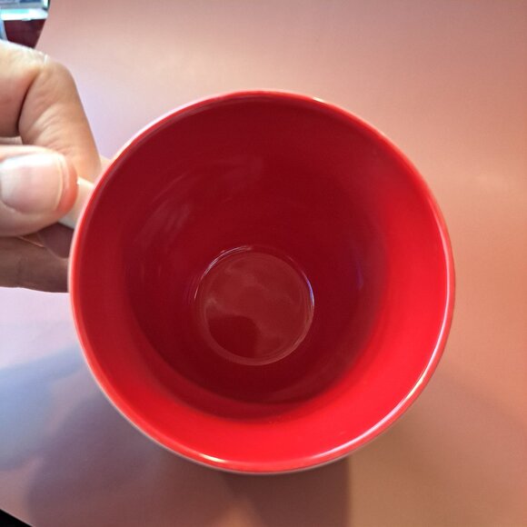 Starbucks Christmas Holiday Mug 2007 Candy Cane Red Green & White Stripes 12 oz. - Picture 5 of 10